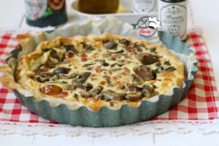 TORTA SALATA AI FUNGHI BIMBY