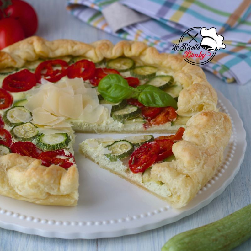 TORTA SALATA TRICOLORE BIMBY