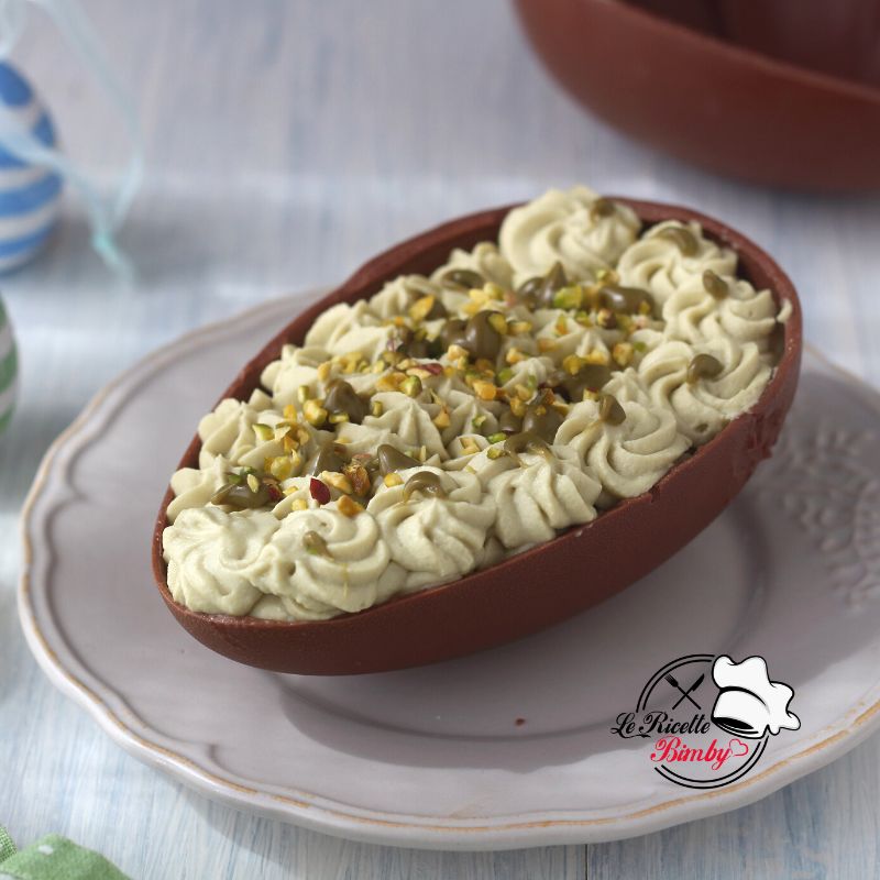 UOVO DI PASQUA RIPIENO AL PISTACCHIO BIMBY