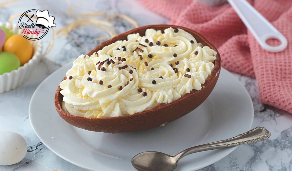 UOVO DI PASQUA RIPIENO CON CREMA AL LATTE BIMBY