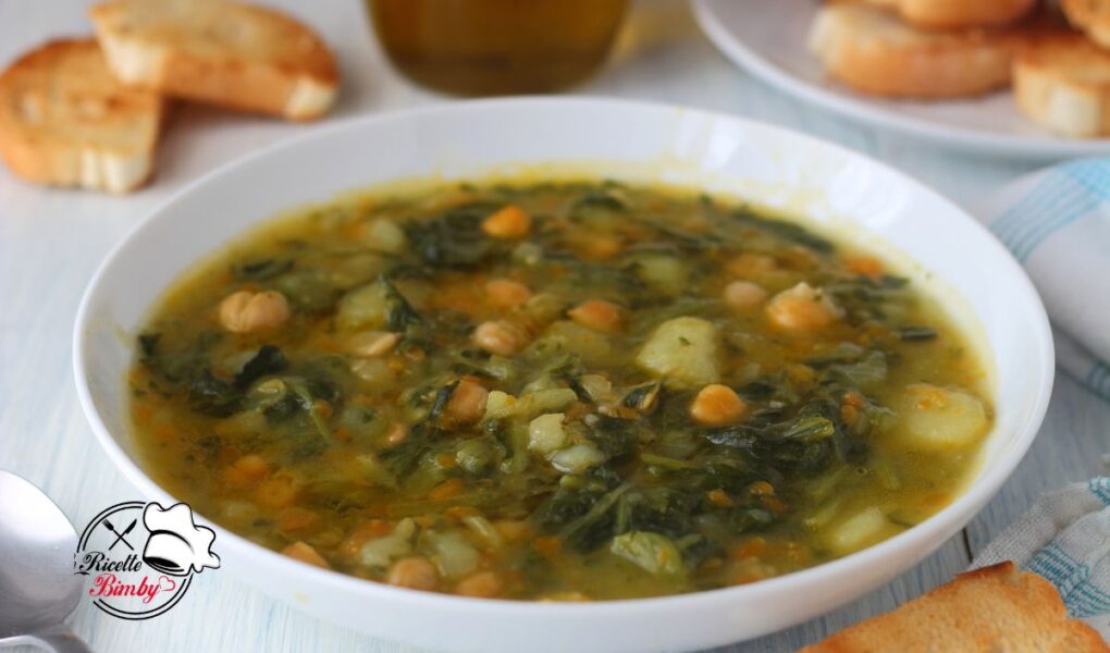 ZUPPA DI CECI PATATE E BIETOLE BIMBY
