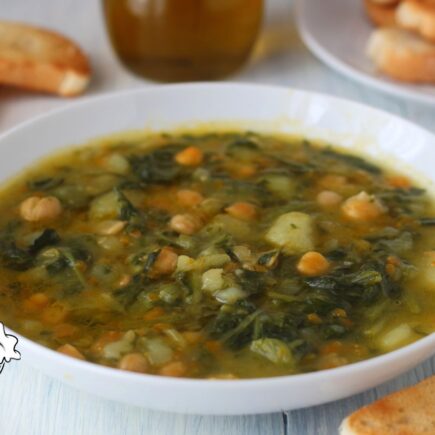 ZUPPA DI CECI PATATE E BIETOLE BIMBY