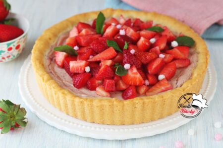 CROSTATA DI RICOTTA E FRAGOLE BIMBY 2