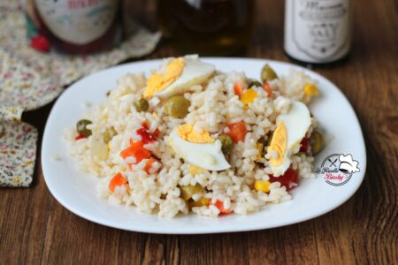 INSALATA DI RISO SEMPLICE BIMBY