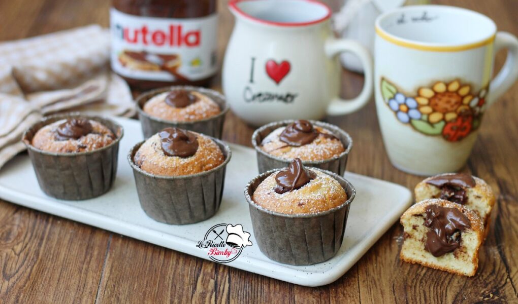 MUFFIN CUORE DI NUTELLA BIMBY