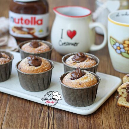 MUFFIN CUORE DI NUTELLA BIMBY