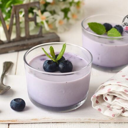 PANNA COTTA AI MIRTILLI BIMBY