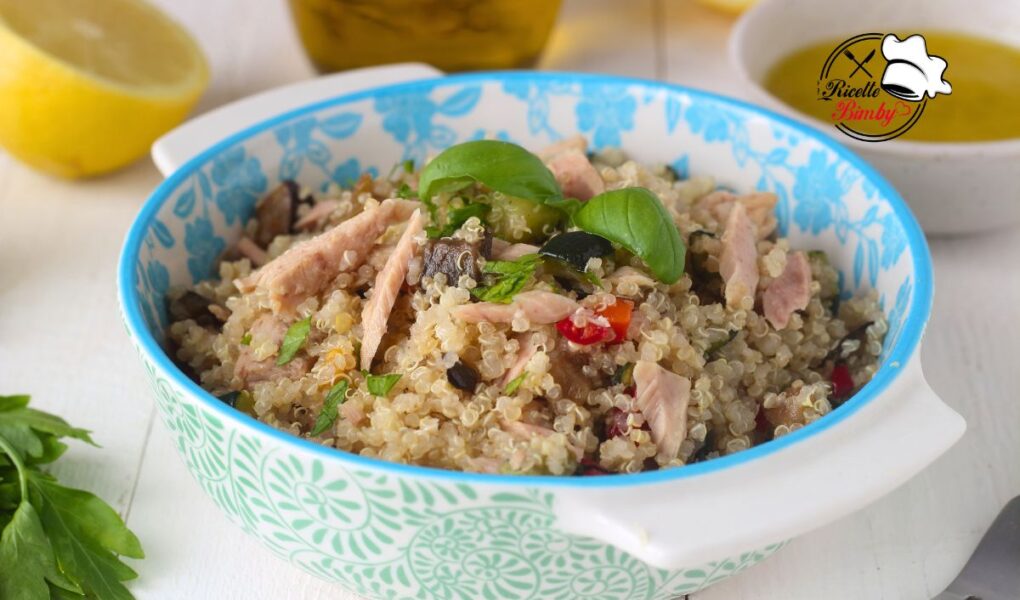 QUINOA CON VERDURE E TONNO