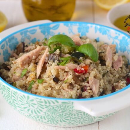 QUINOA CON VERDURE E TONNO