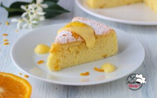 TORTA SOFFICE ALL'ARANCIA CON CURD BIMBY