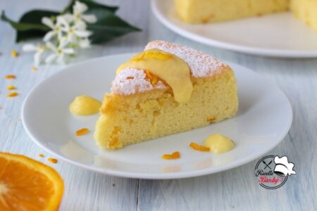 TORTA SOFFICE ALL'ARANCIA CON CURD BIMBY