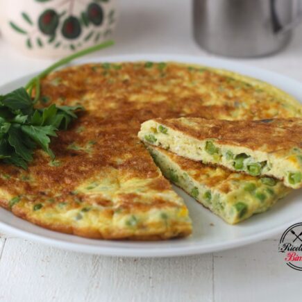 FRITTATA DI PISELLI BIMBY