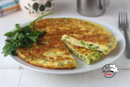 FRITTATA DI PISELLI BIMBY