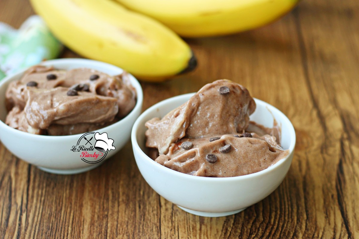 GELATO ALLA BANANA E CACAO BIMBY