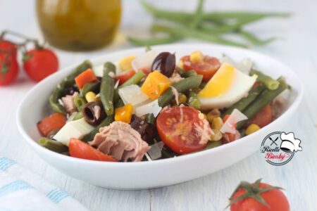 INSALATA DI FAGIOLINI TONNO E UOVA BIMBY