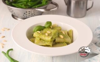 PASTA AL PESTO DI FAGIOLINI BIMBY
