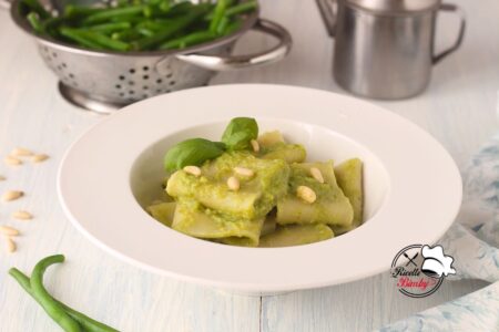 PASTA AL PESTO DI FAGIOLINI BIMBY