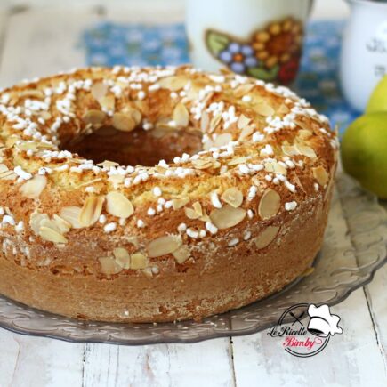 CIAMBELLONE LIMONE E MANDORLE BIMBY