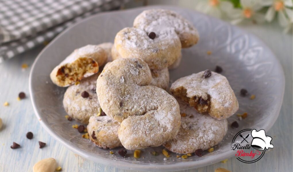 BISCOTTI AL PISTACCHIO E  CIOCCOLATO