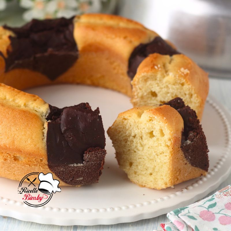 CIAMBELLONE VANIGLIA E CIOCCOLATO BIMBY