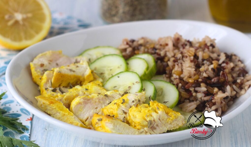 PETTO DI POLLO MARINATO CON CEREALI BIMBY