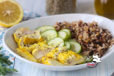 PETTO DI POLLO MARINATO CON CEREALI BIMBY