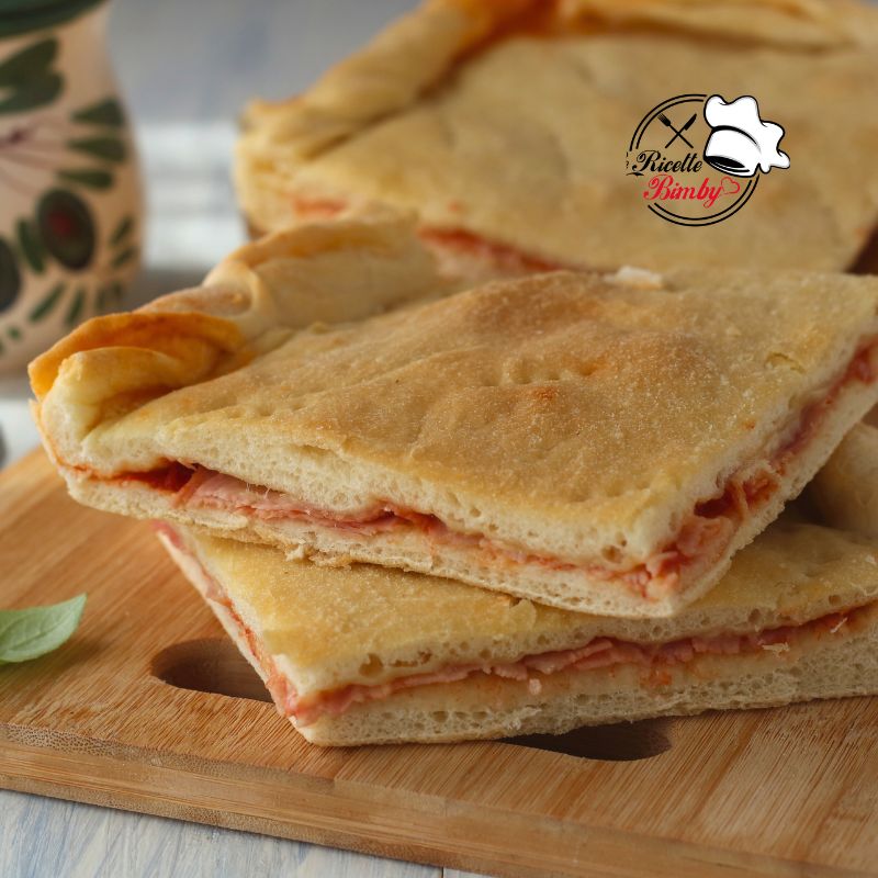 PIZZA RIPIENA PROSCIUTTO E FORMAGGIO BIMBY