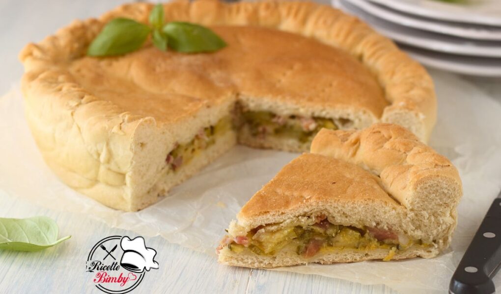 PIZZA RIPIENA ZUCCHINE E SPECK