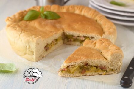 PIZZA RIPIENA ZUCCHINE E SPECK