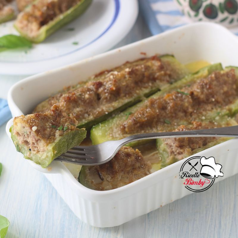 ZUCCHINE RIPIENE DI CARNE