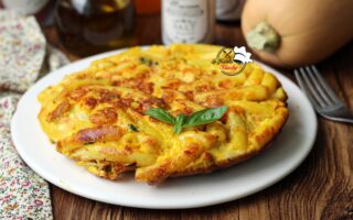 FRITTATA DI PASTA ALLA ZUCCA BIMBY