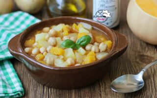 MINESTRA DI CECI E ZUCCA BIMBY