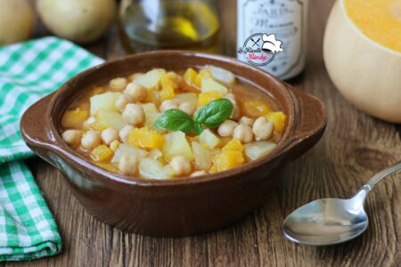 MINESTRA DI CECI E ZUCCA BIMBY