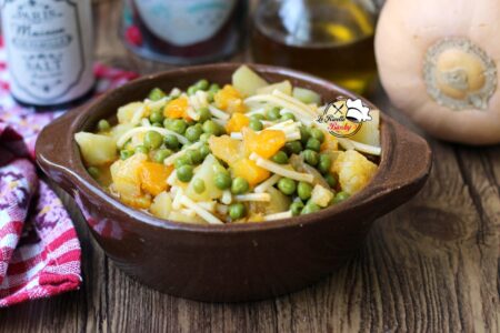 MINESTRA DI PISELLI E ZUCCA BIMBY