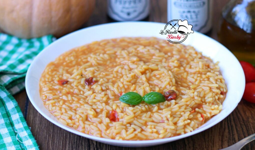 RISOTTO ALLA ZUCCA E POMODORI SECCHI BIMBY