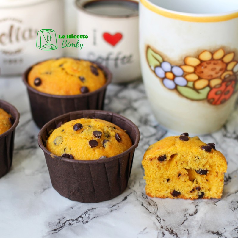 MUFFIN ALLE CAROTE CON CIOCCOLATO BIMBY