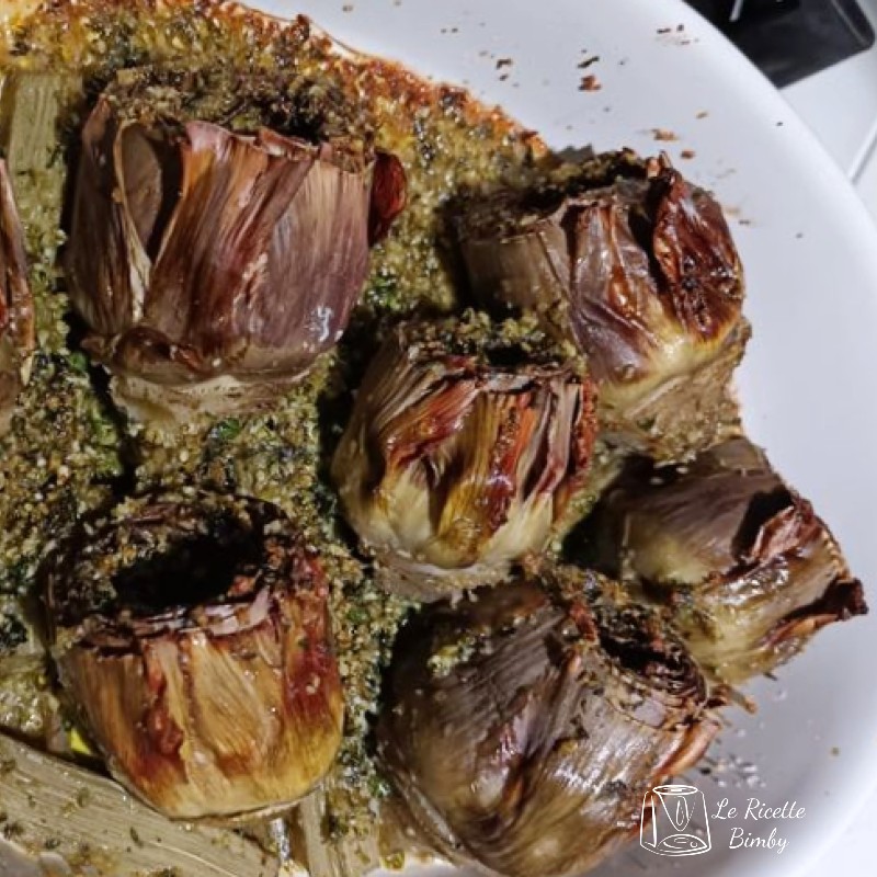 CARCIOFI GRATINATI ALLE ERBE BIMBY