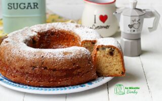 Ciambella alla banana e gocce di cioccolato Bimby