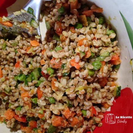 Insalata di farro vegetariana Bimby