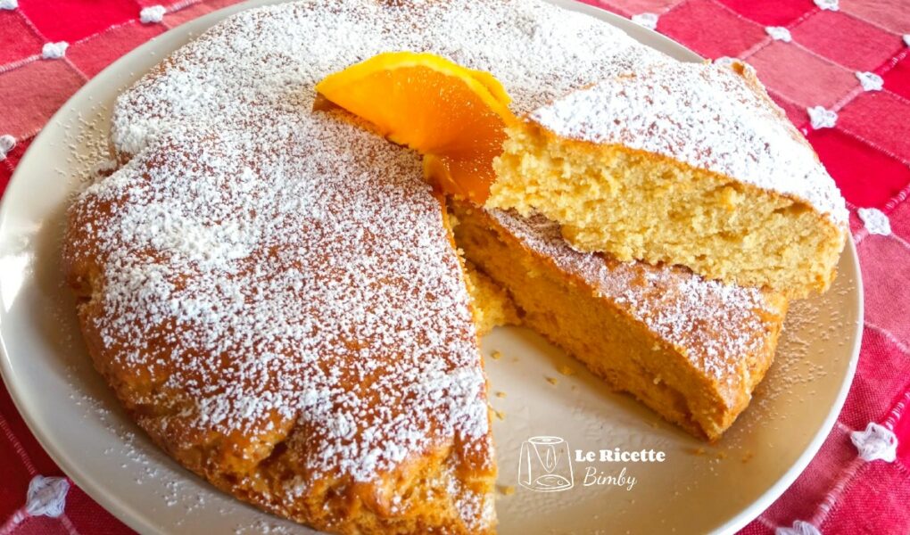 Torta all'arancia Bimby senza burro e latte