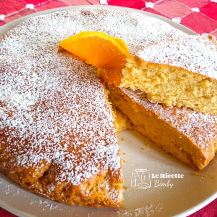 Torta all'arancia Bimby senza burro e latte