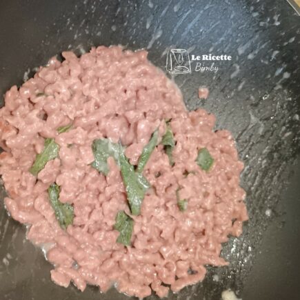 spatzle alla barbabietola Bimby