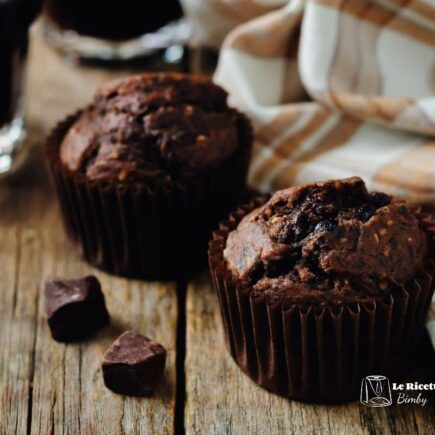 Muffin con avanzi di cioccolato