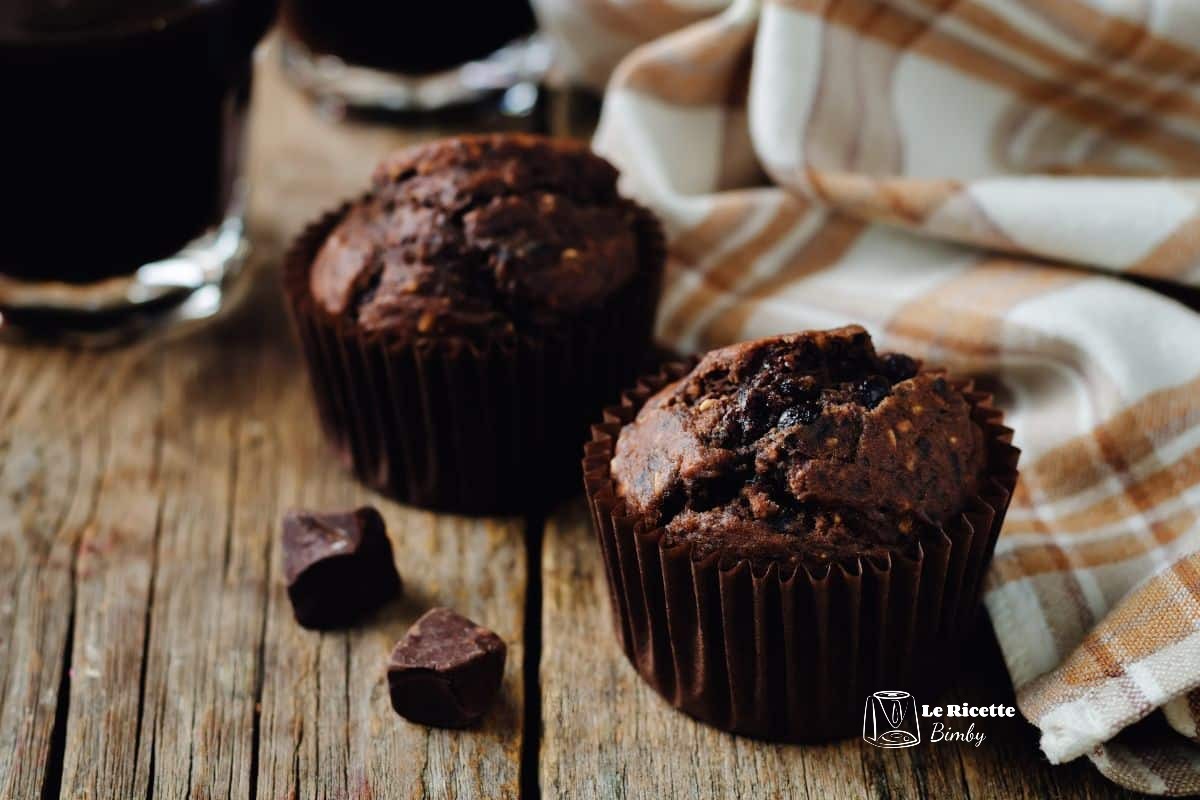 Muffin con avanzi di cioccolato